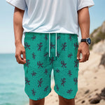 Halloween Voodoo Doll Pattern Print Men's Cargo Shorts