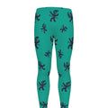 Halloween Voodoo Doll Pattern Print Men's Leggings