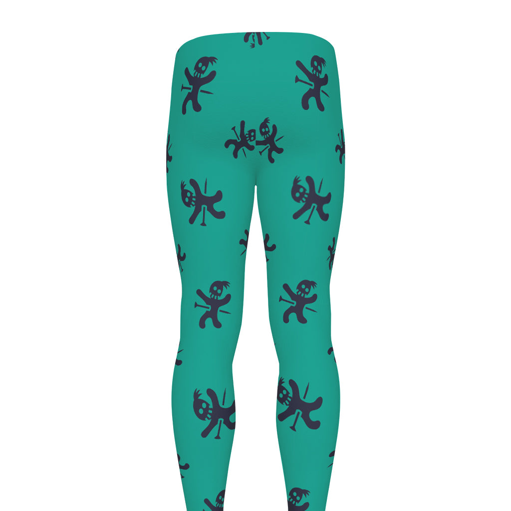 Halloween Voodoo Doll Pattern Print Men's leggings