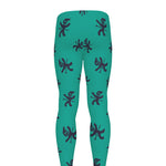 Halloween Voodoo Doll Pattern Print Men's leggings