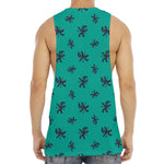 Halloween Voodoo Doll Pattern Print Men's Muscle Tank Top
