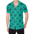 Halloween Voodoo Doll Pattern Print Men's Shirt
