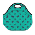 Halloween Voodoo Doll Pattern Print Neoprene Lunch Bag