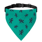 Halloween Voodoo Doll Pattern Print Over The Collar Dog Bandana