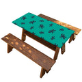 Halloween Voodoo Doll Pattern Print Picnic Table Cover