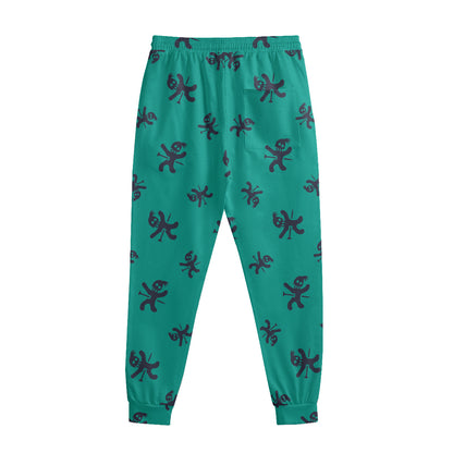 Halloween Voodoo Doll Pattern Print Sweatpants