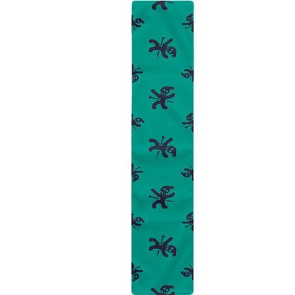 Halloween Voodoo Doll Pattern Print Table Runner