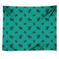 Halloween Voodoo Doll Pattern Print Tapestry