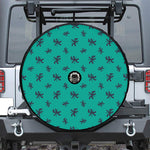 Halloween Voodoo Doll Pattern Print Tire Cover With Camera Hole