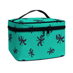 Halloween Voodoo Doll Pattern Print Travel Makeup Bag
