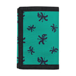 Halloween Voodoo Doll Pattern Print Trifold Wallet