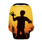 Halloween Walking Zombie Print Baby Seat Cover