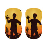 Halloween Walking Zombie Print Bar Stool Covers