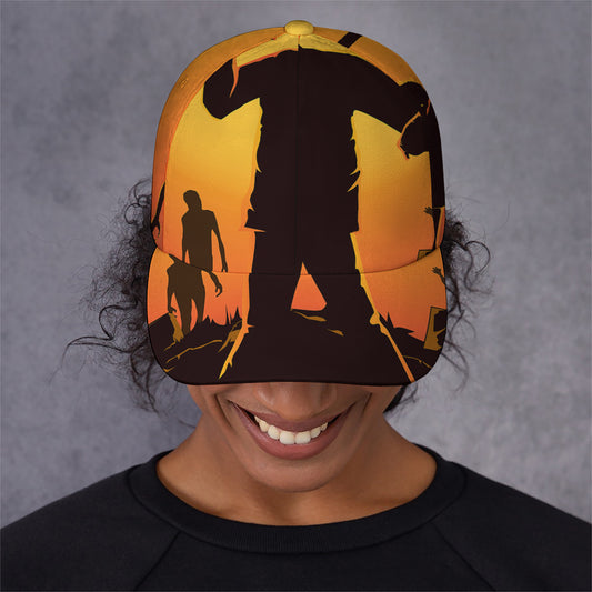 Halloween Walking Zombie Print Baseball Cap