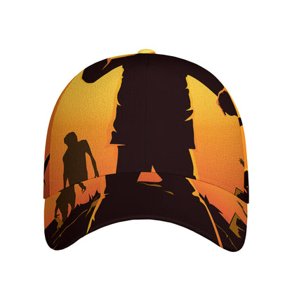 Halloween Walking Zombie Print Baseball Cap