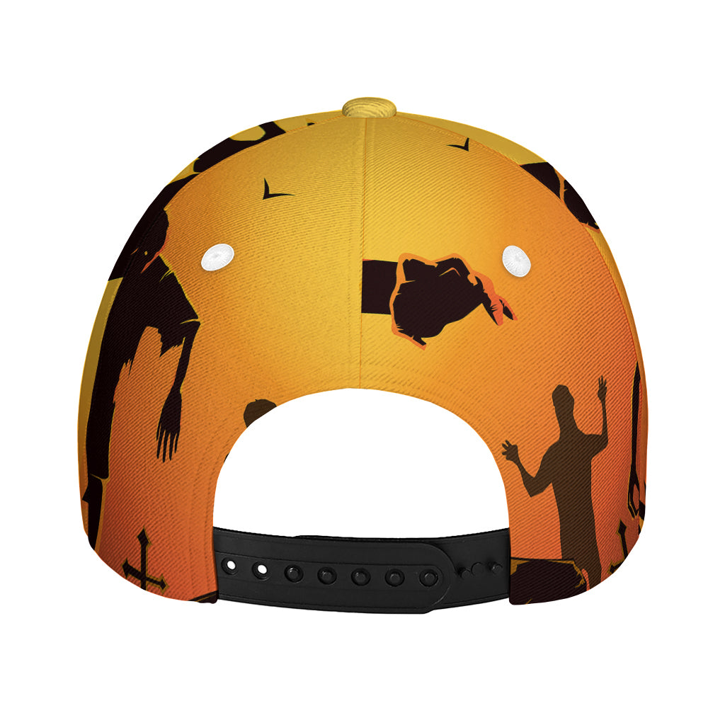 Halloween Walking Zombie Print Baseball Cap