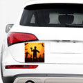 Halloween Walking Zombie Print Car Sticker