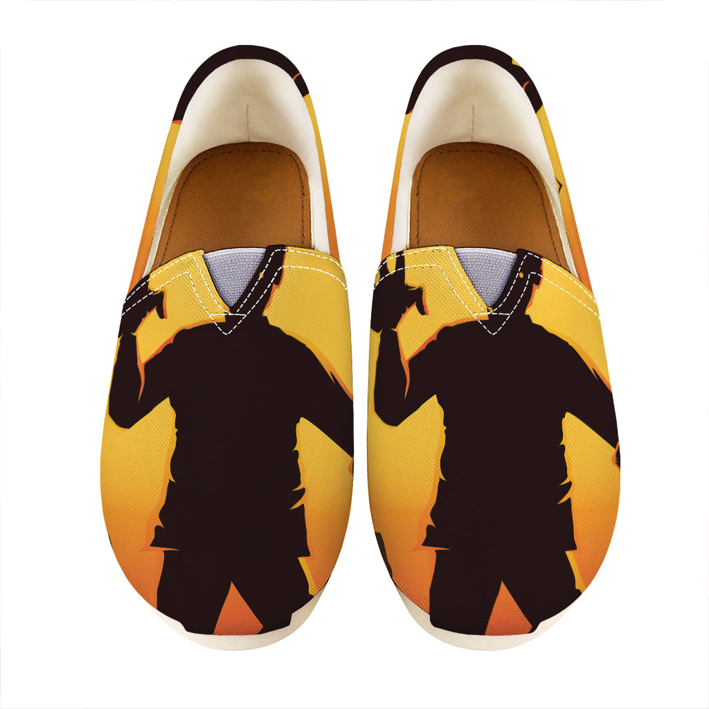 Halloween Walking Zombie Print Casual Shoes