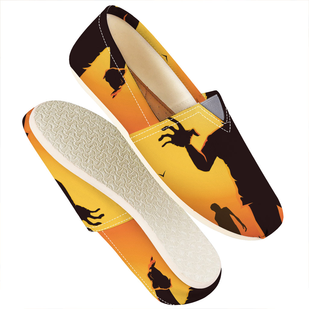 Halloween Walking Zombie Print Casual Shoes