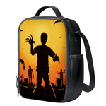 Halloween Walking Zombie Print Crossbody Lunch Bag