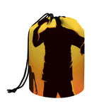 Halloween Walking Zombie Print Drawstring Makeup Bag