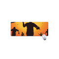 Halloween Walking Zombie Print Extended Mouse Pad