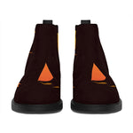 Halloween Walking Zombie Print Flat Ankle Boots