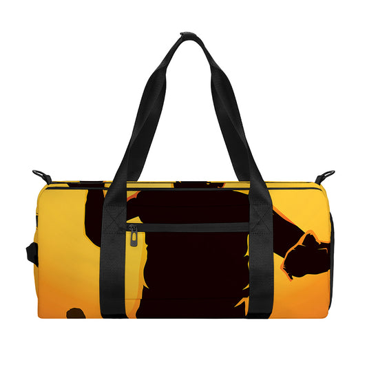 Halloween Walking Zombie Print Gym Bag