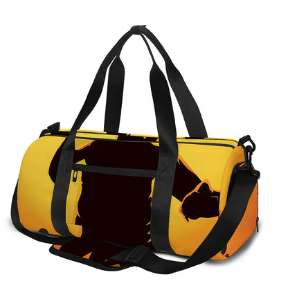 Halloween Walking Zombie Print Gym Bag
