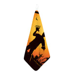 Halloween Walking Zombie Print Hand Towel
