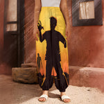 Halloween Walking Zombie Print Harem Pants