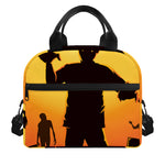 Halloween Walking Zombie Print Insulated Lunch Bag
