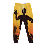 Halloween Walking Zombie Print Jogger Pants