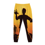 Halloween Walking Zombie Print Jogger Pants