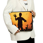 Halloween Walking Zombie Print Laptop Sleeve