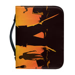 Halloween Walking Zombie Print Leather Bible Cover