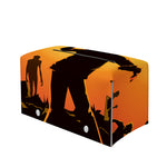 Halloween Walking Zombie Print Leather Tissue Box Cover