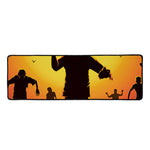 Halloween Walking Zombie Print Long Kitchen Mat