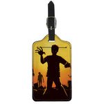 Halloween Walking Zombie Print Luggage Tag