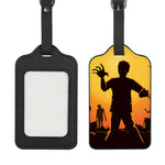 Halloween Walking Zombie Print Luggage Tag