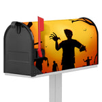 Halloween Walking Zombie Print Mailbox Cover
