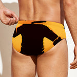 Halloween Walking Zombie Print Men's Swim Briefs