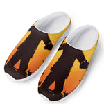 Halloween Walking Zombie Print Mesh Casual Shoes