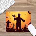 Halloween Walking Zombie Print Mouse Pad
