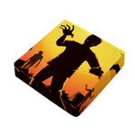 Halloween Walking Zombie Print Outdoor Seat Cushion Cover