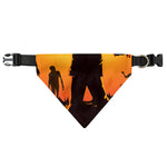 Halloween Walking Zombie Print Over The Collar Dog Bandana