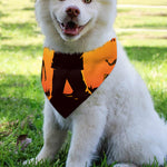 Halloween Walking Zombie Print Over The Collar Dog Bandana