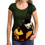 Halloween Walking Zombie Print Pet Sling Carrier