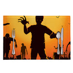 Halloween Walking Zombie Print Placemat