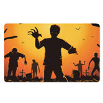 Halloween Walking Zombie Print Polyester Doormat